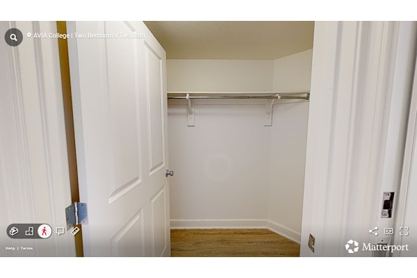 Closet Room at Avia Apartments on College Blvd (Overland Park), Kansas